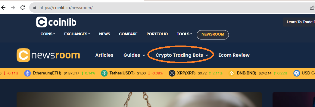 Coinlib.io Crypto Trading Bots